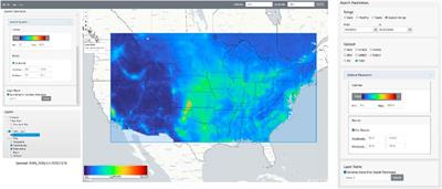 Cloud-based data mapper (CDM): application for monitoring dry deposition of reactive nitrogen